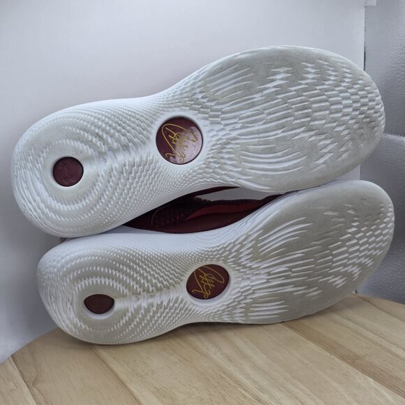 Men's 3026618-600 Under Armour Curry 11 Fire Sneaker Size 10 Red - UA Flow - Picture 10 of 11